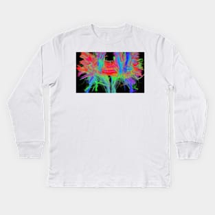 Corpus callosum, DTI MRI scan (C017/7044) Kids Long Sleeve T-Shirt